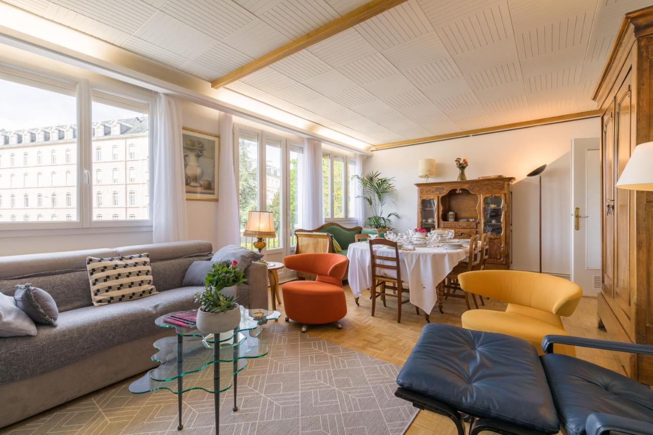 Appartement Climatise 100M2 7Mn Centre Ville Garage 5Pieces 5 Adultes Bebe Arrivee Autonome Dijon Exterior foto